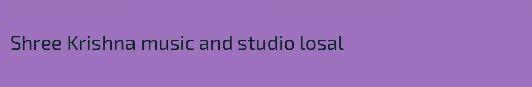Shree Krishna music and studio losal